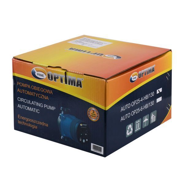 Насос циркуляційний енергоощадний Optima PRIME OP25-40AUTO 130мм + гайки 24720 фото