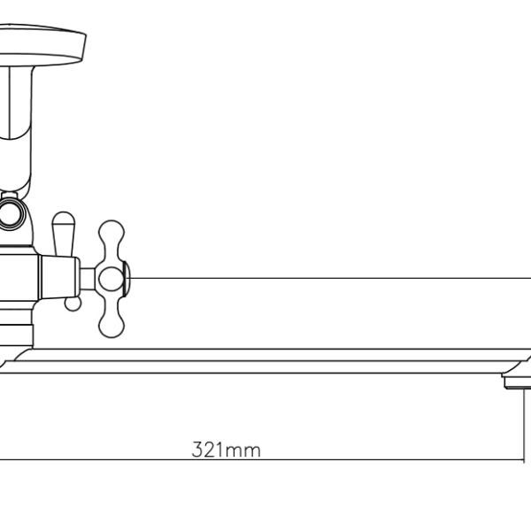 Змішувач для ванни VENTA VM335DC 87460 фото