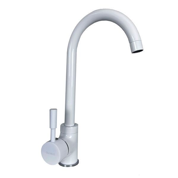 Змішувач для кухні Globus Lux LAZER GLLR-0103 S-WHITE 13072 фото