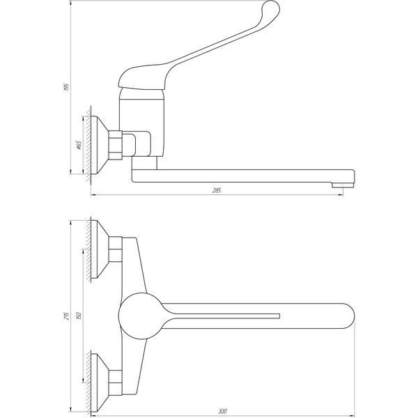 Змішувач для кухні Globus Lux CLINIC GLCA-1044 1684 фото